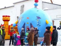 Батут надувной НЛО